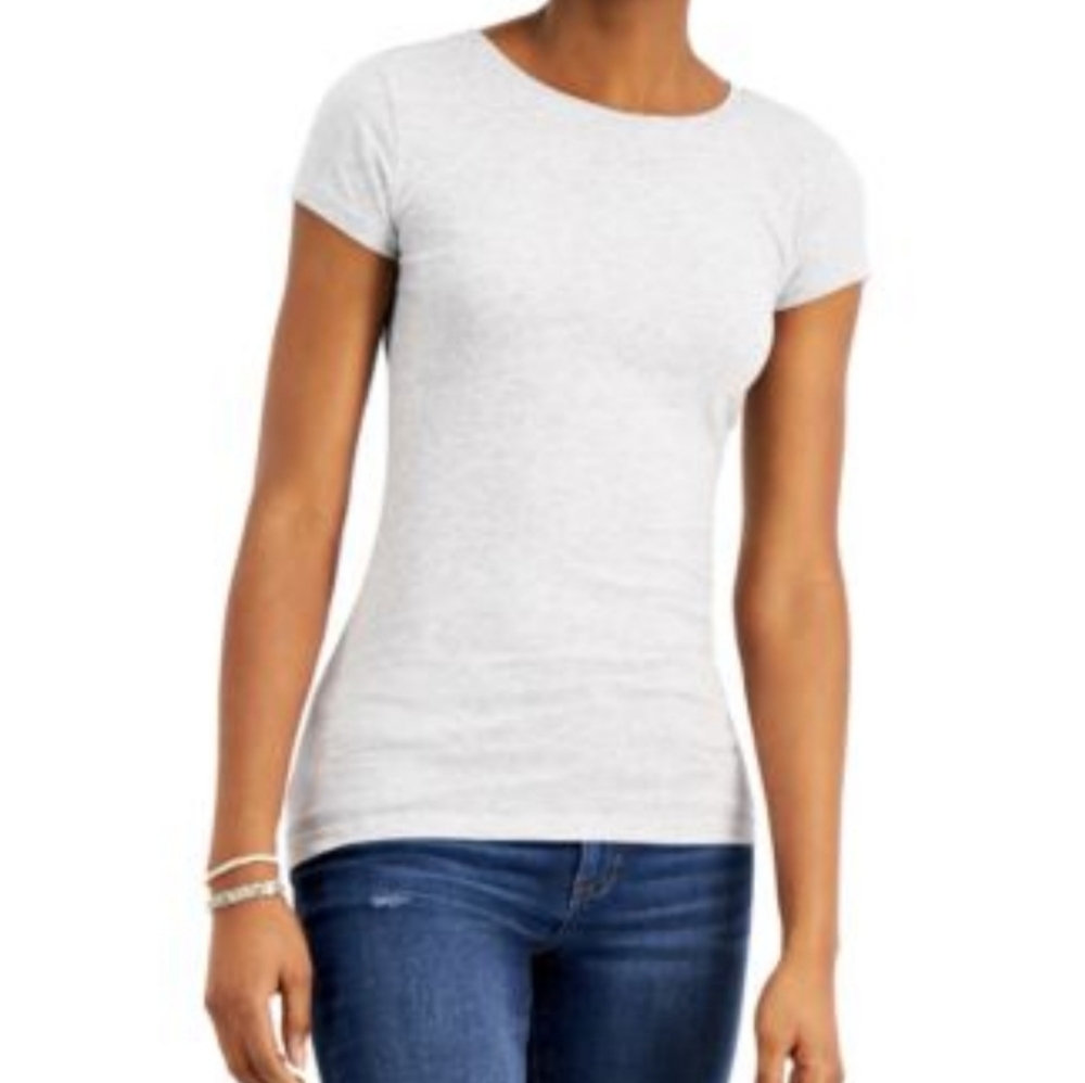Aveto Juniors Cap-Sleeve T-Shirt. Small Bright White.